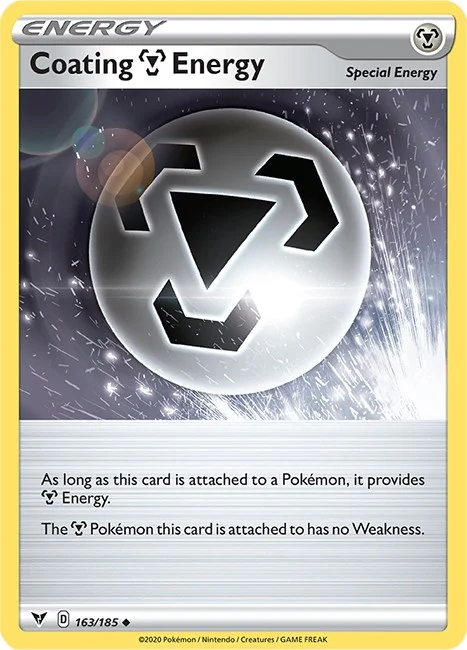 Coating Metal Energy (163/185) (SWSH04: Vivid Voltage)