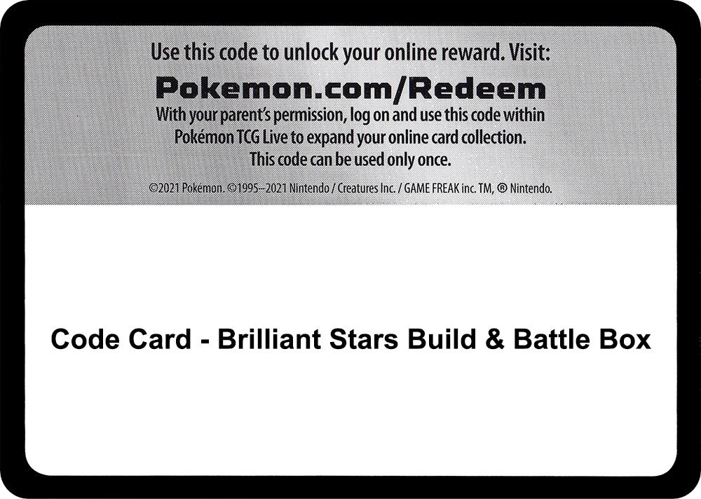 Code Card - Brilliant Stars Build & Battle Box
