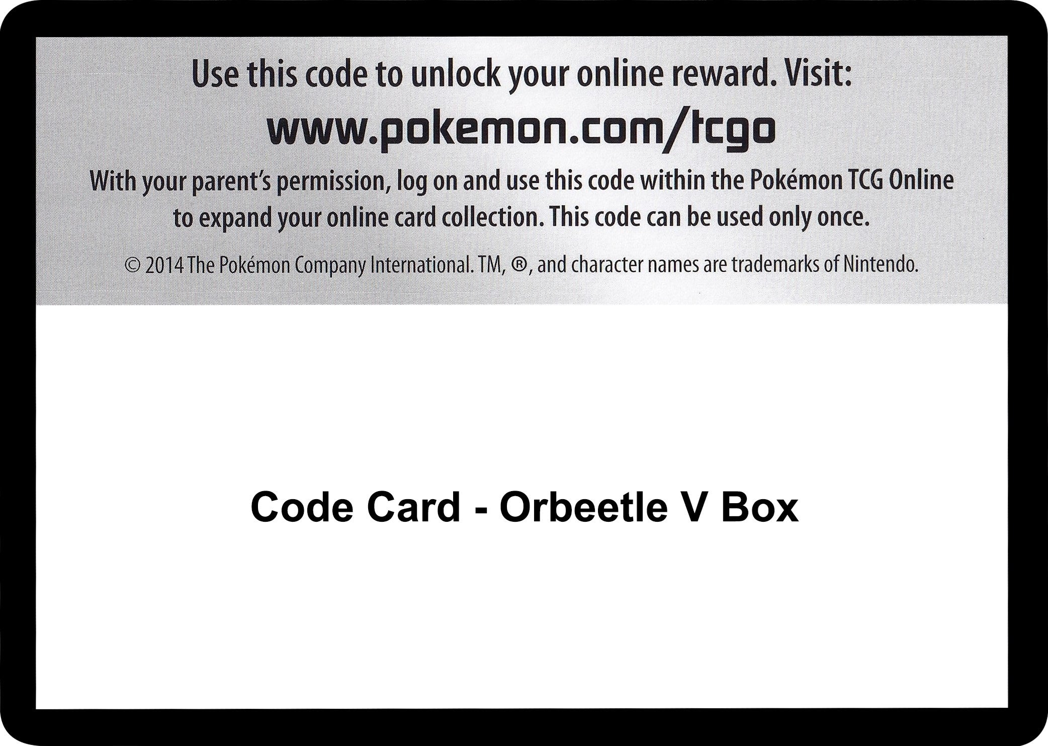 Code Card - Orbeetle V Box