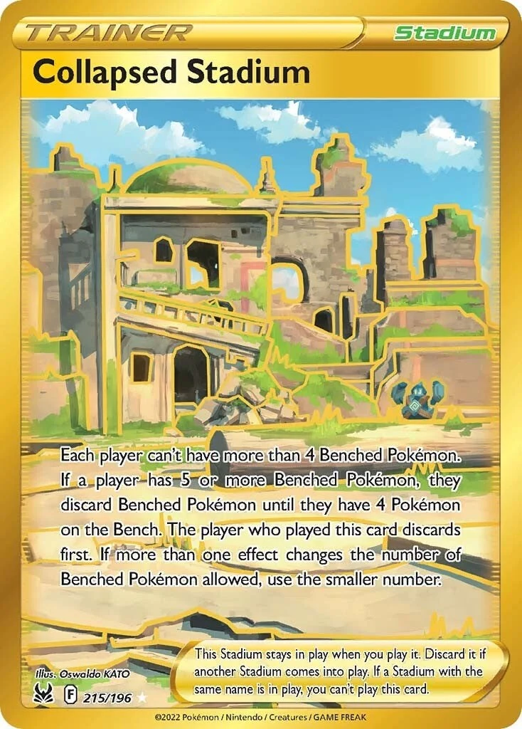 Collapsed Stadium (Secret) (215/196) (SWSH11: Lost Origin)