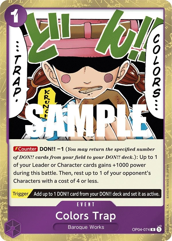Colors Trap (OP04-074) (Kingdoms of Intrigue)