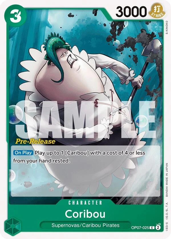 Coribou (OP07-025) (500 Years in the Future Pre-Release Cards)