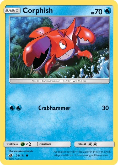 Corphish (24/111) (SM - Crimson Invasion)