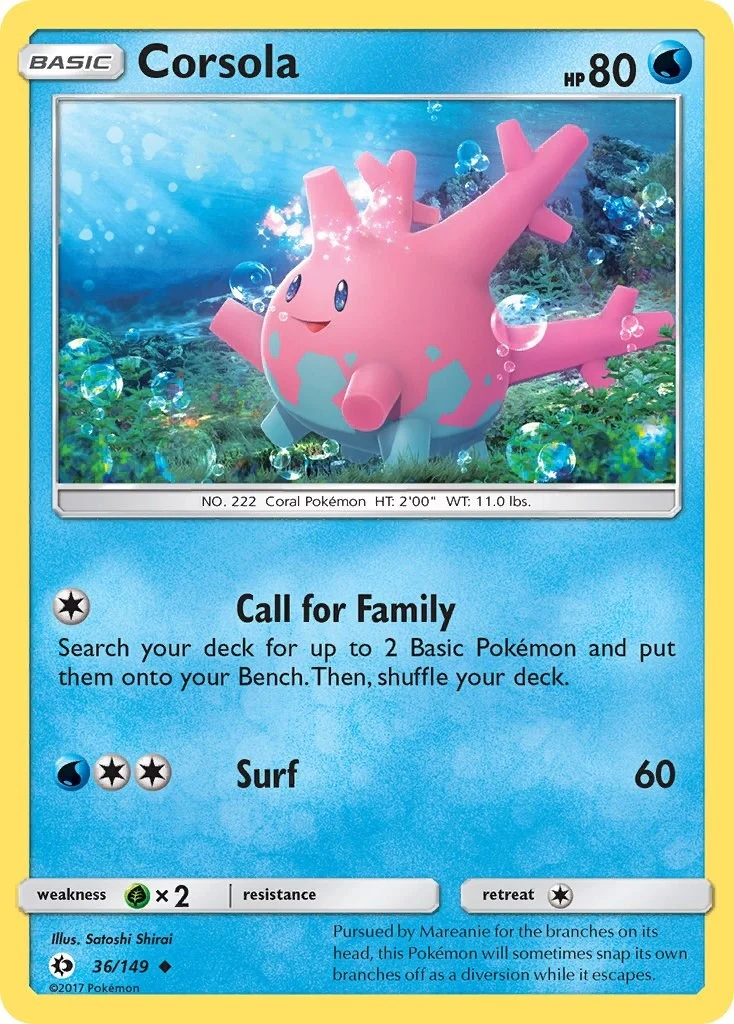 Corsola (36/149) (SM Base Set)