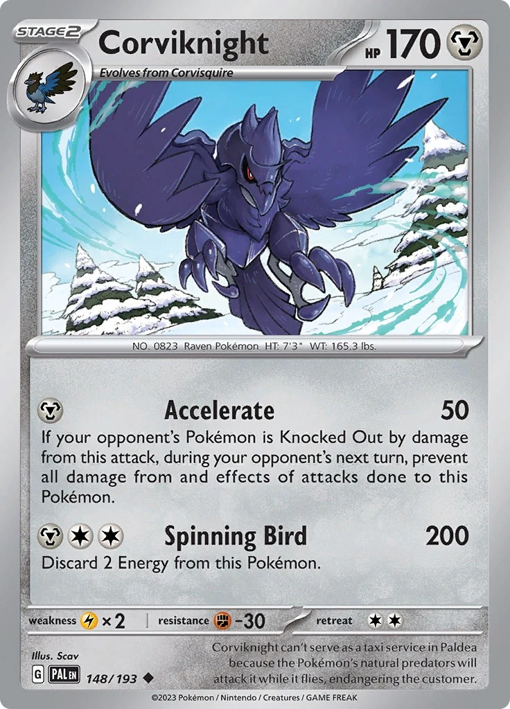 Corviknight (148/193) (SV02: Paldea Evolved)