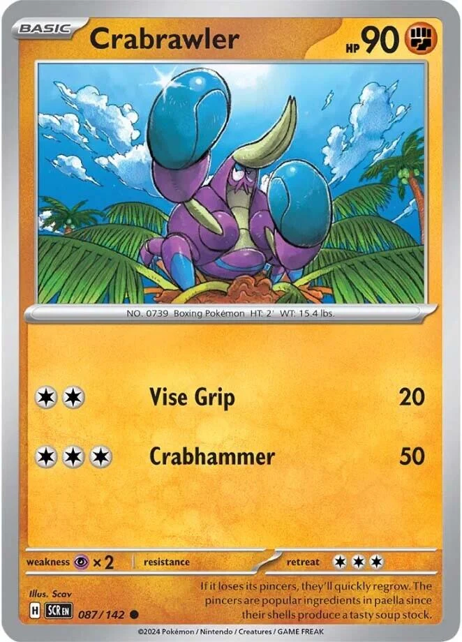 Crabrawler (087/142) (SV07: Stellar Crown)