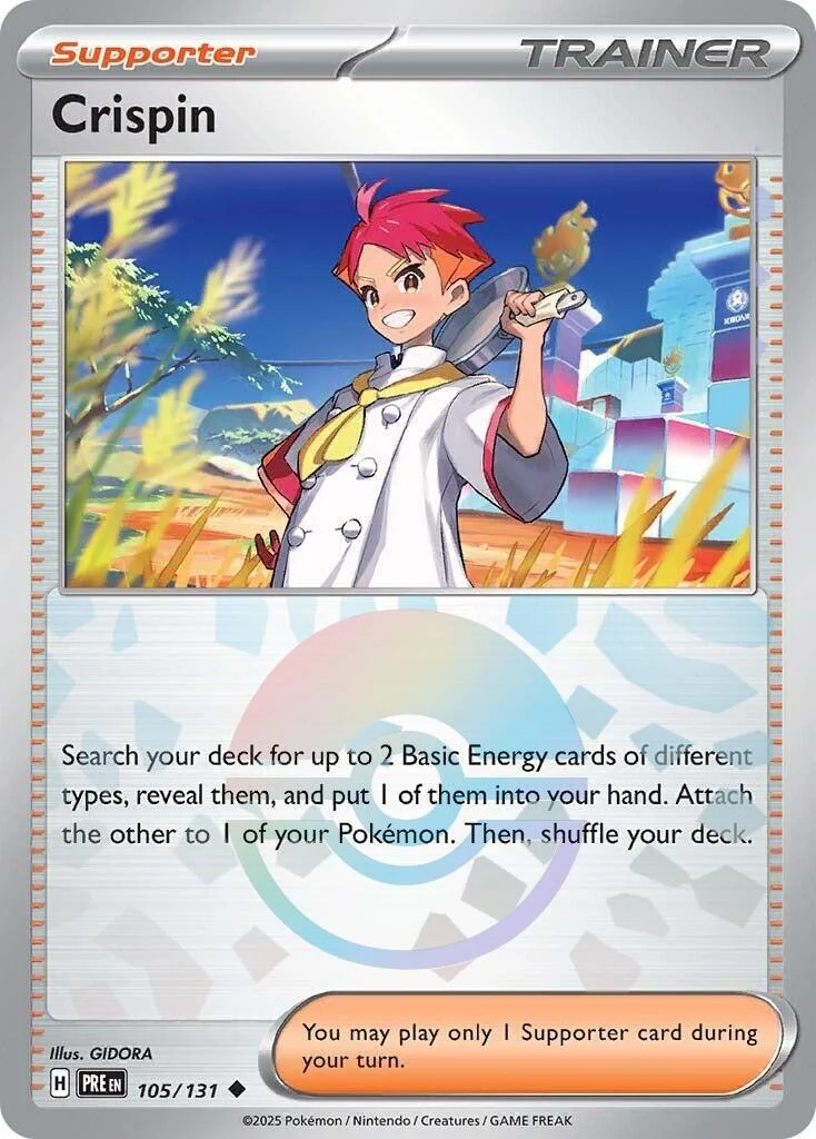 Crispin - 105/131 (Poke Ball Pattern) (105/131) (SV: Prismatic Evolutions)