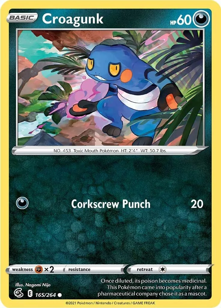 Croagunk (165/264) (SWSH08: Fusion Strike)