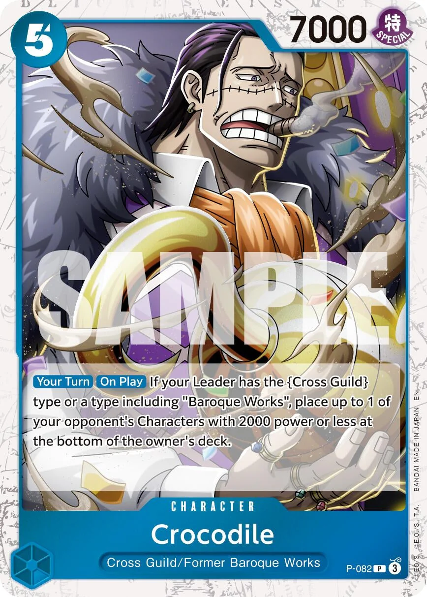 Crocodile - P-082 (Pirate Foil) (P-082) (Premium Booster -The Best- Vol. 2)