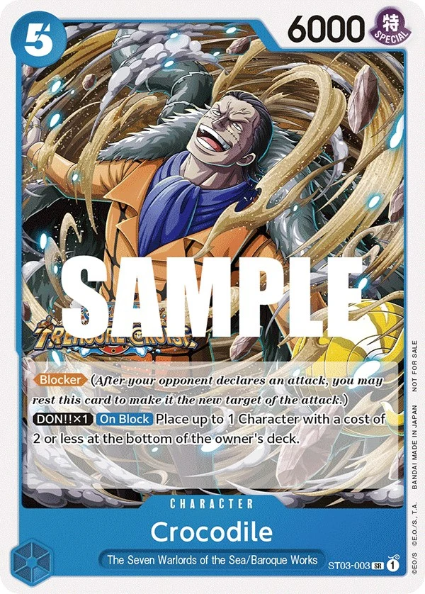 Crocodile (Tournament Pack Vol. 5) (ST03-003) (One Piece Promotion Cards)