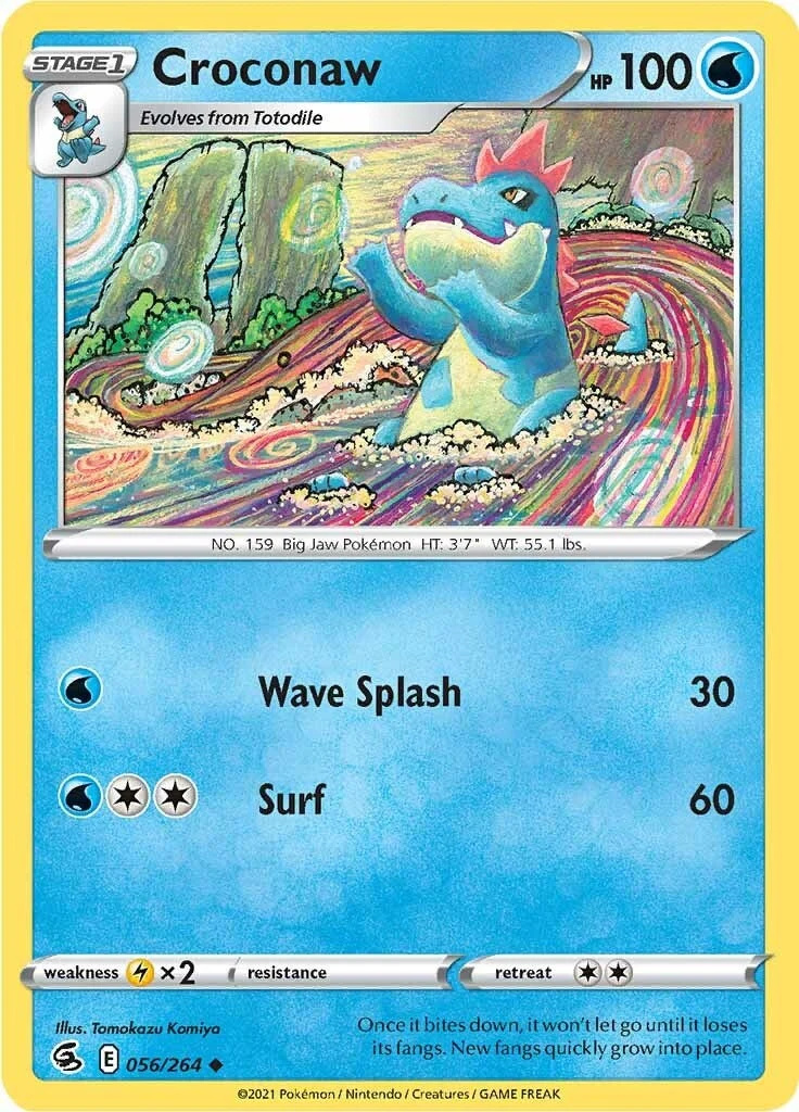 Croconaw (056/264) (SWSH08: Fusion Strike)