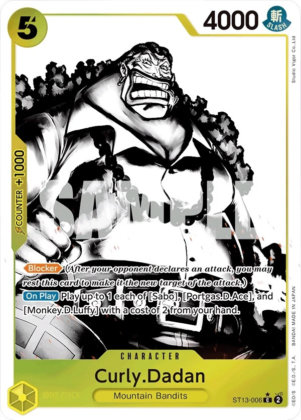 Curly.Dadan (Parallel) (ST13-006) (Ultra Deck: The Three Brothers)