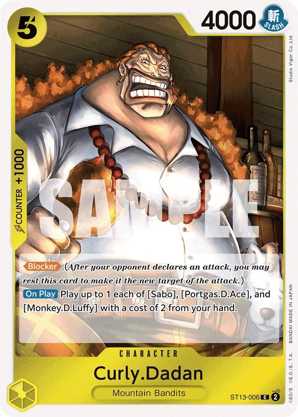 Curly.Dadan (ST13-006) (Ultra Deck: The Three Brothers)