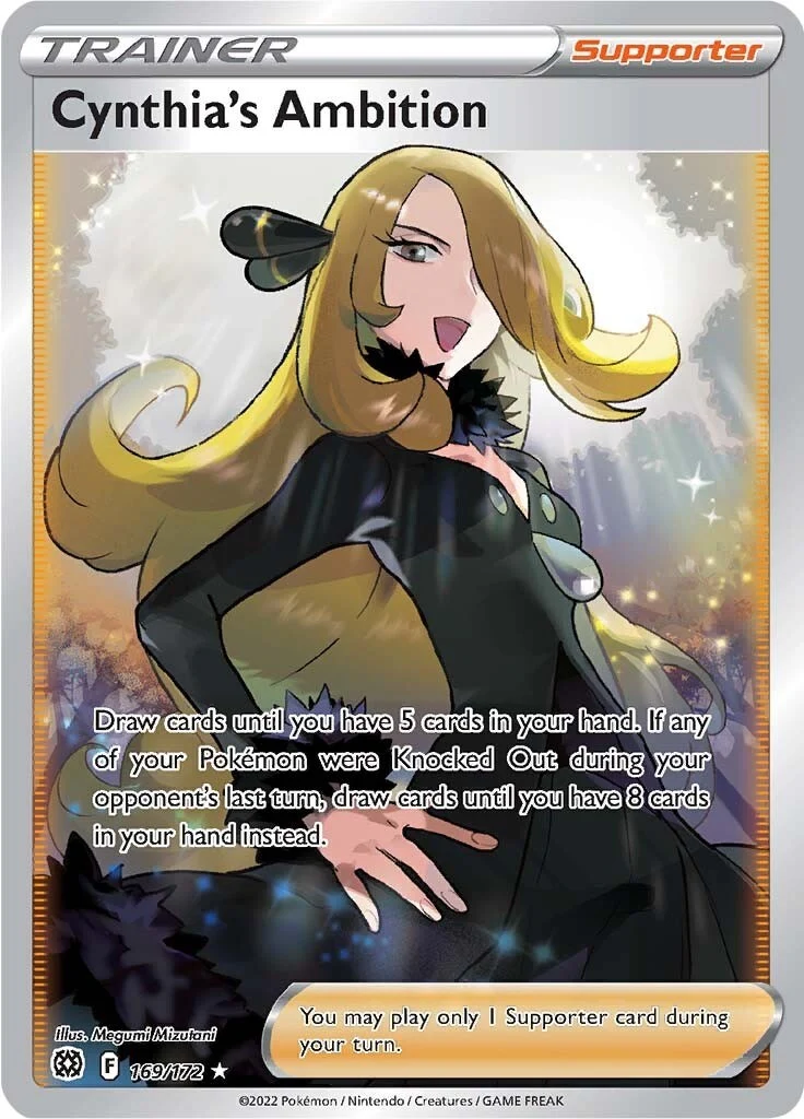 Cynthia's Ambition (Full Art) (169/172) (SWSH09: Brilliant Stars)