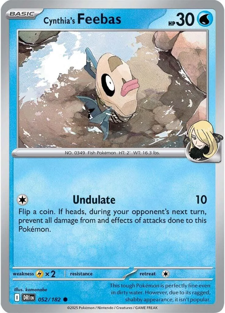 Cynthia's Feebas (052/182) (SV10: Destined Rivals)