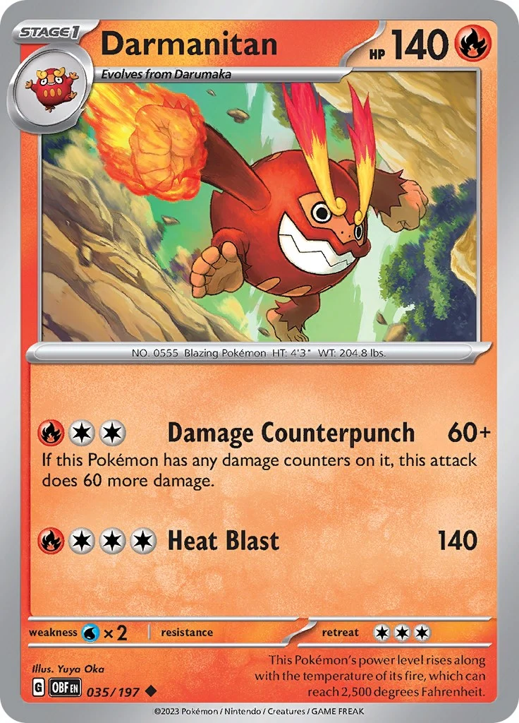 Darmanitan (035/197) (SV03: Obsidian Flames)