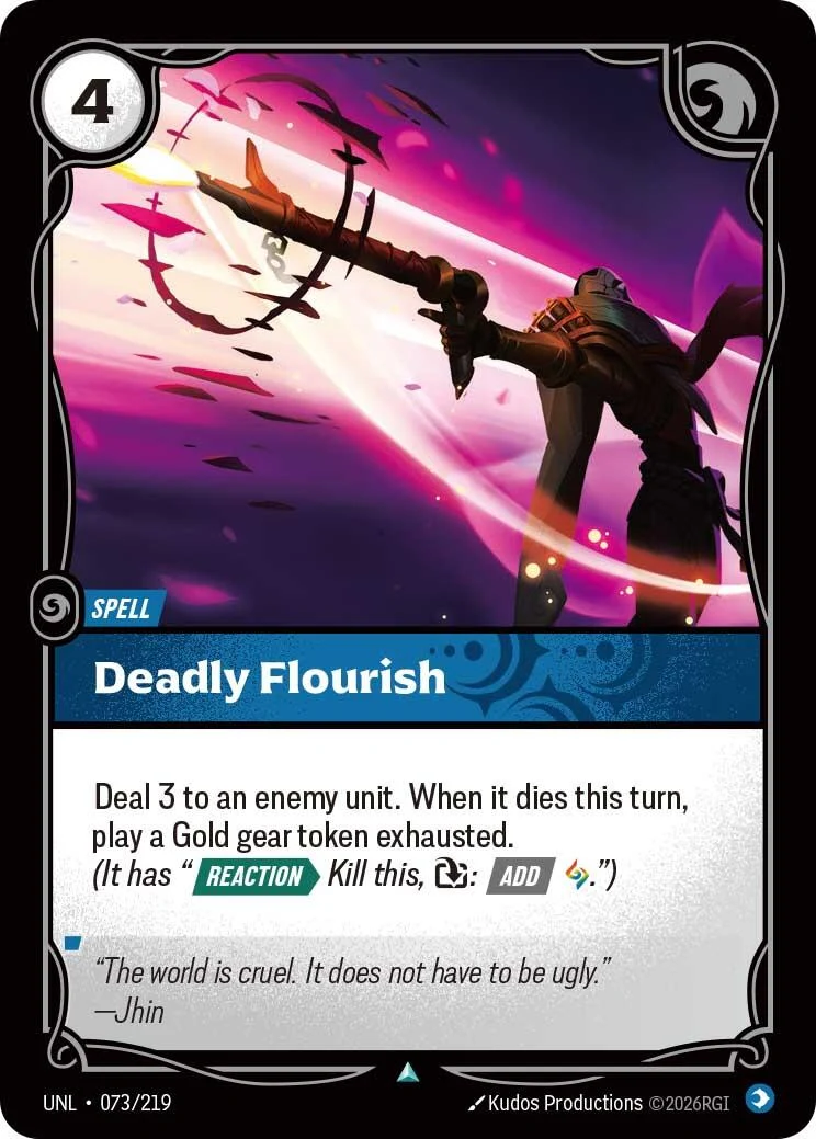 Deadly Flourish (073/219) (Unleashed)