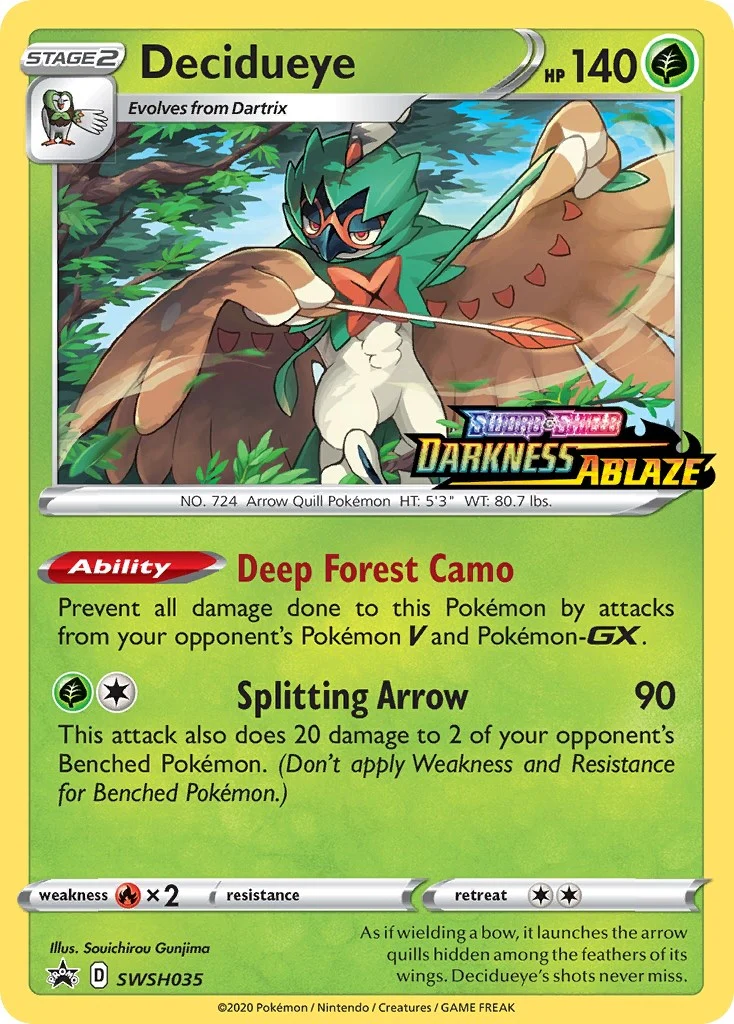 Decidueye - SWSH035 (Prerelease) (SWSH035) (SWSH: Sword & Shield Promo Cards)