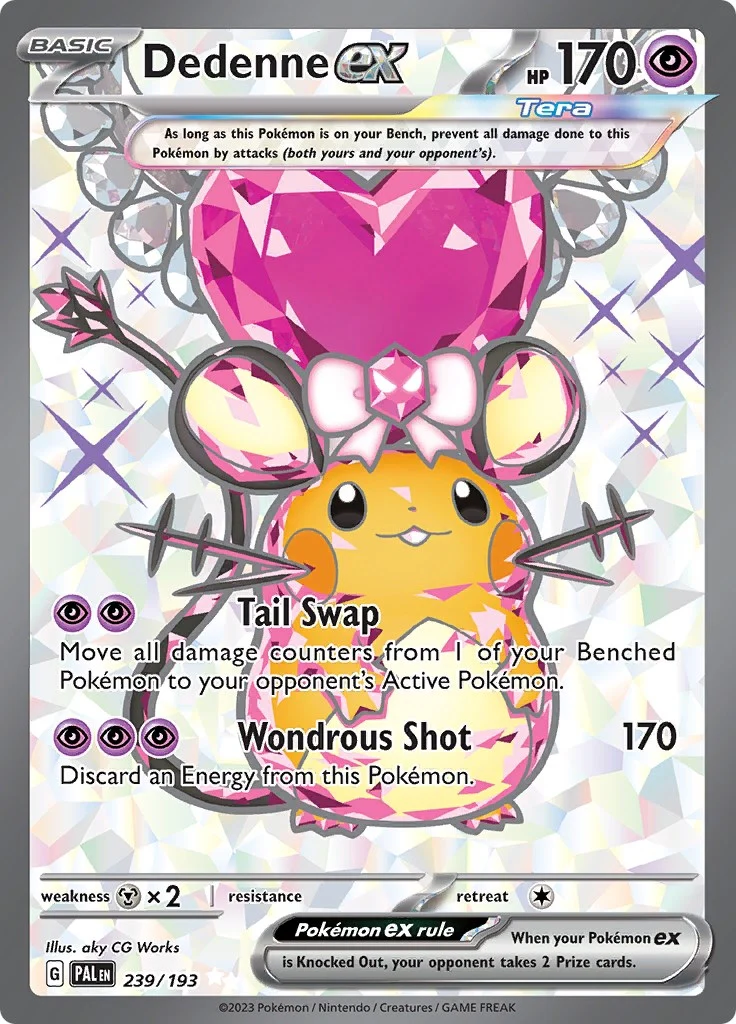 Dedenne ex (239/193) (SV02: Paldea Evolved)