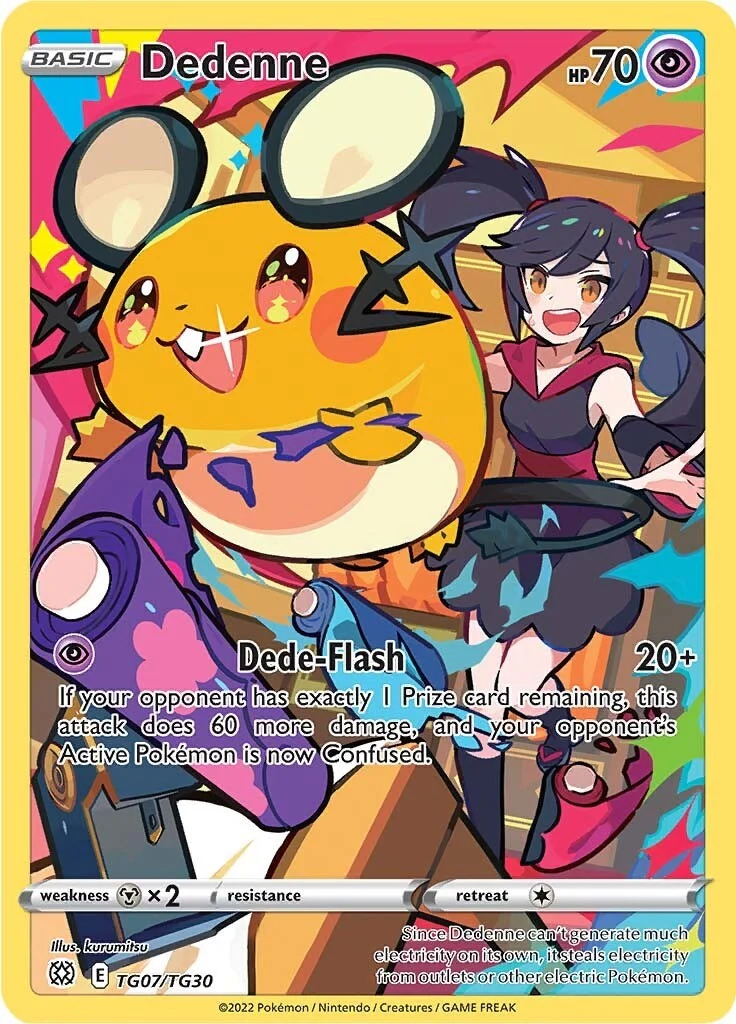 Dedenne (TG07/TG30) (SWSH09: Brilliant Stars Trainer Gallery)
