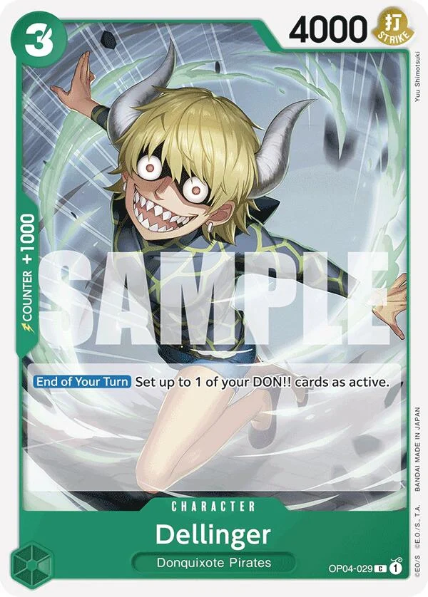 Dellinger (Reprint) (OP04-029) (Premium Booster -The Best-)