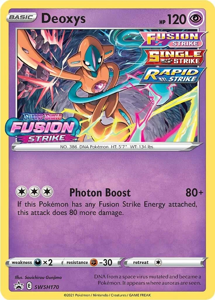 Deoxys - SWSH170 (Prerelease) (SWSH170) (SWSH: Sword & Shield Promo Cards)