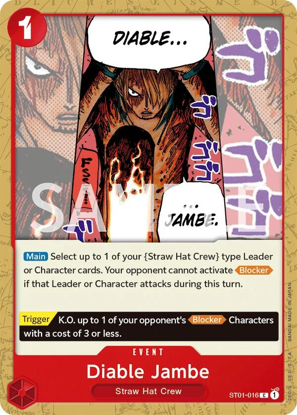 Diable Jambe (ST01-016) (Revision Pack Cards)
