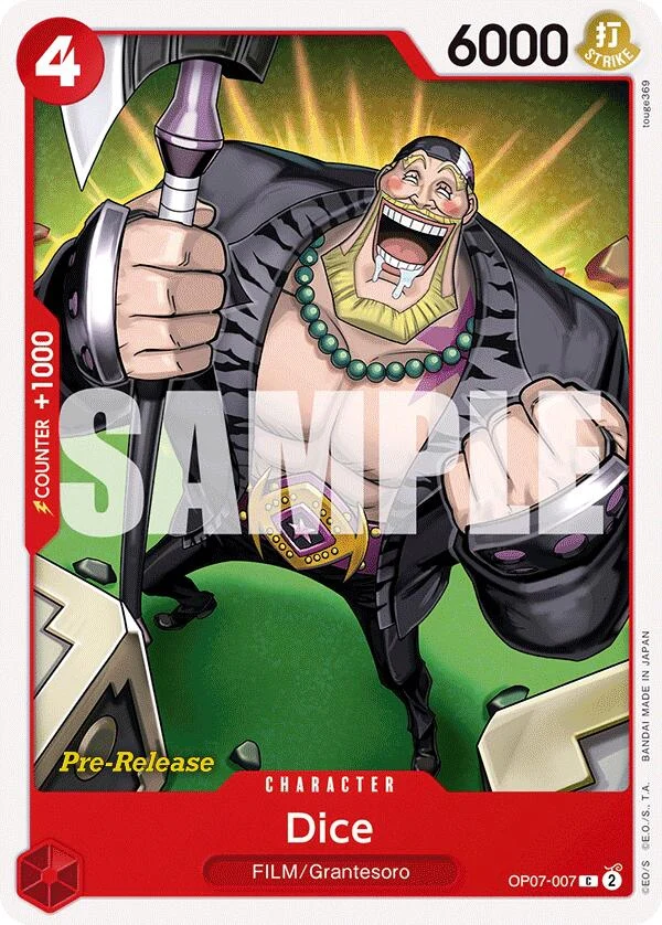 Dice (OP07-007) (500 Years in the Future Pre-Release Cards)