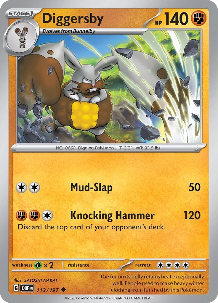 Diggersby (113/197) (SV03: Obsidian Flames)