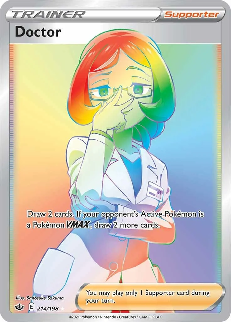 Doctor (Secret) (214/198) (SWSH06: Chilling Reign)
