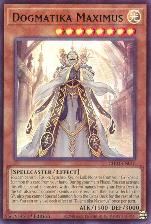 Dogmatika Maximus (CH01-EN016) (THE CHRONICLES DECK: The Fallen & The Virtuous (All-Foil Edition))