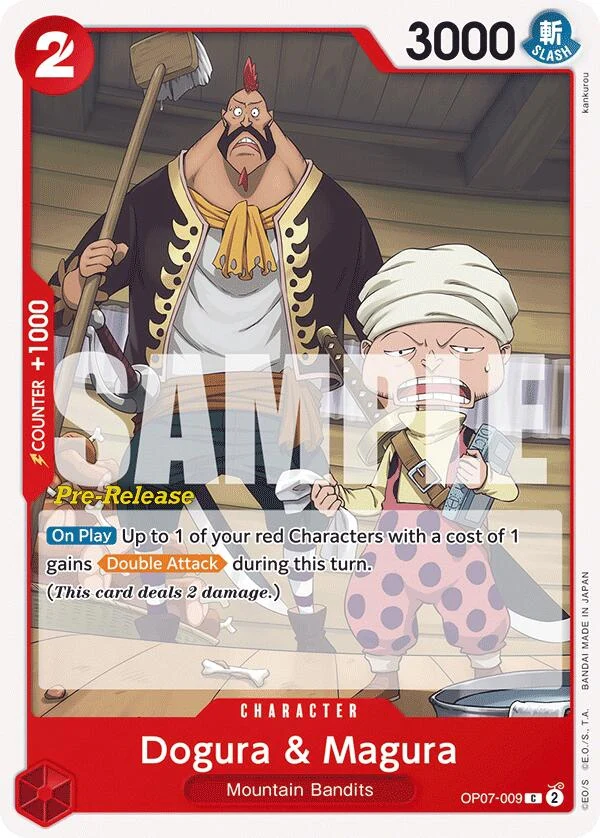 Dogura & Magura (OP07-009) (500 Years in the Future Pre-Release Cards)