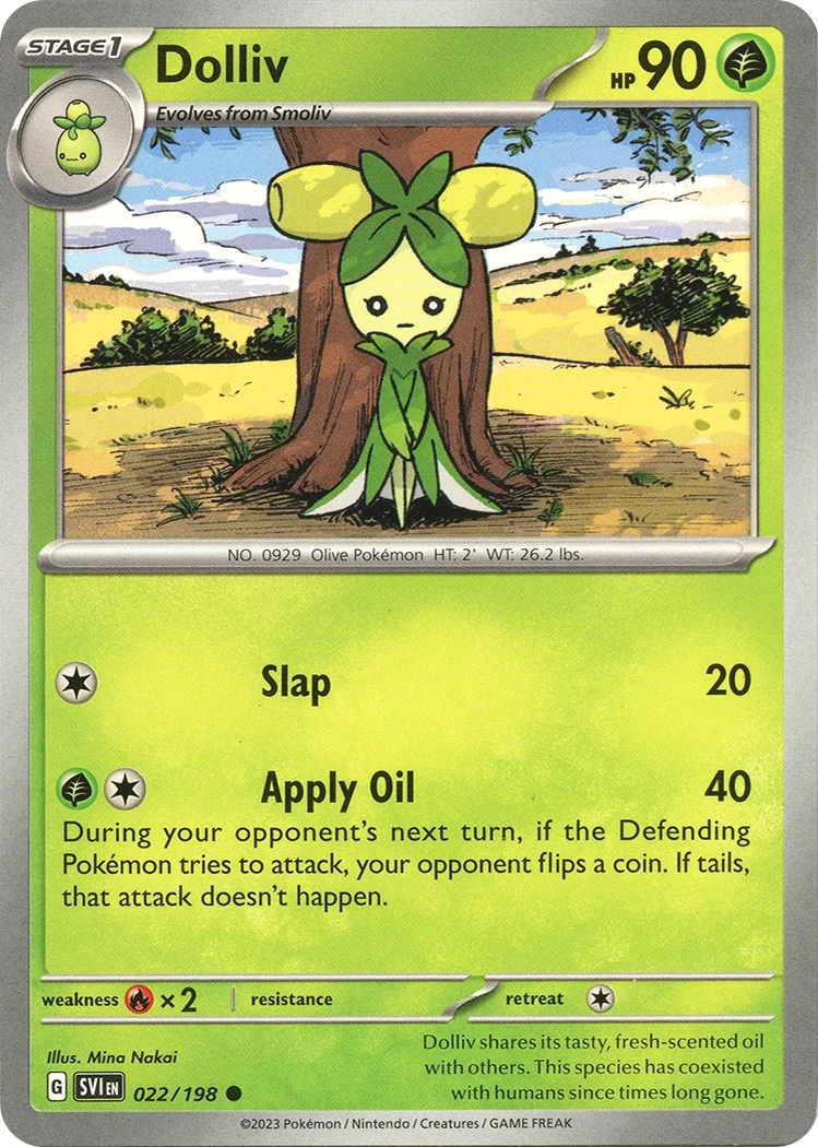 Dolliv (022/198) (SV01: Scarlet & Violet Base Set)