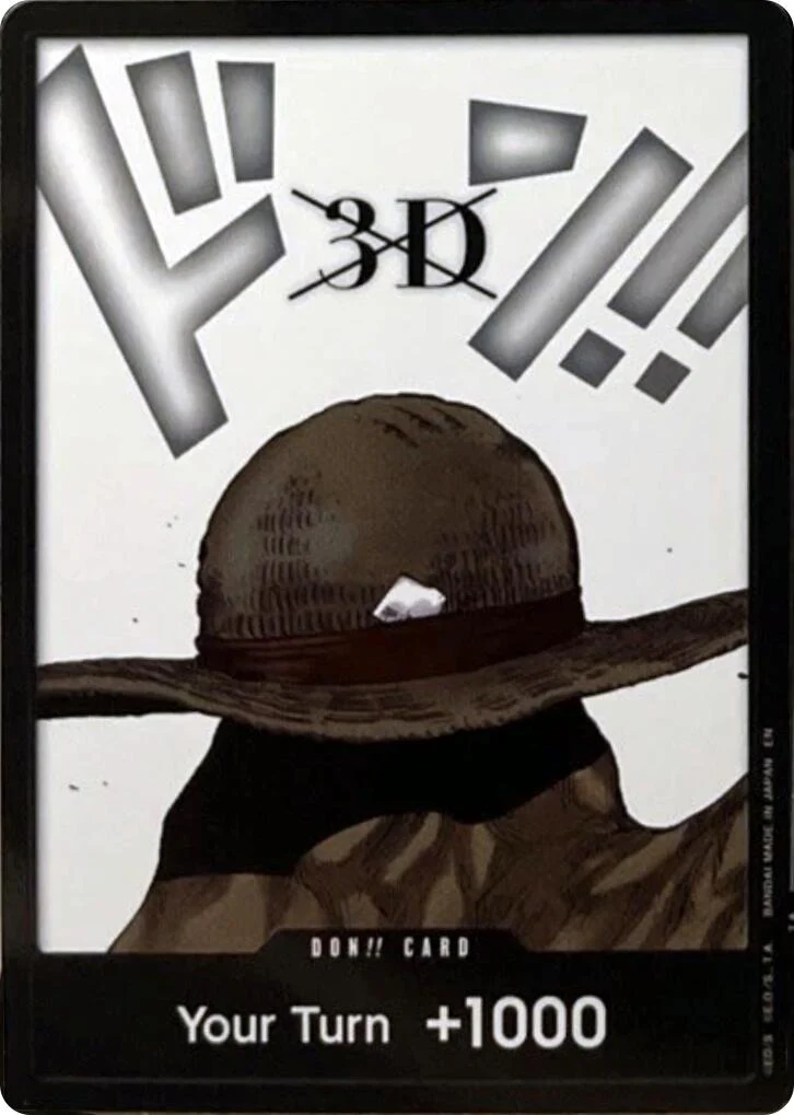DON!! Card (3D) (Double Pack Set Vol. 8) (Legacy of the Master)