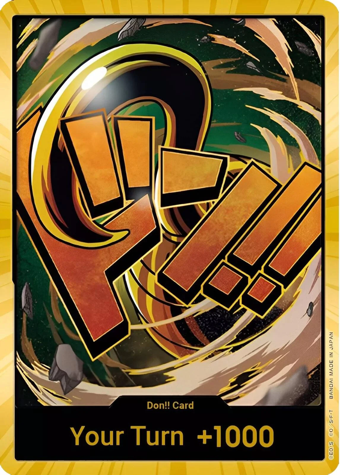 DON!! Card (Crocodile) (Gold) (Premium Booster -The Best-)