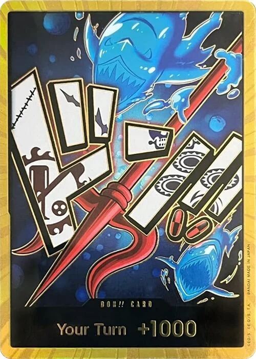 DON!! Card (Hody Jones) (Gold) (Premium Booster -The Best-)