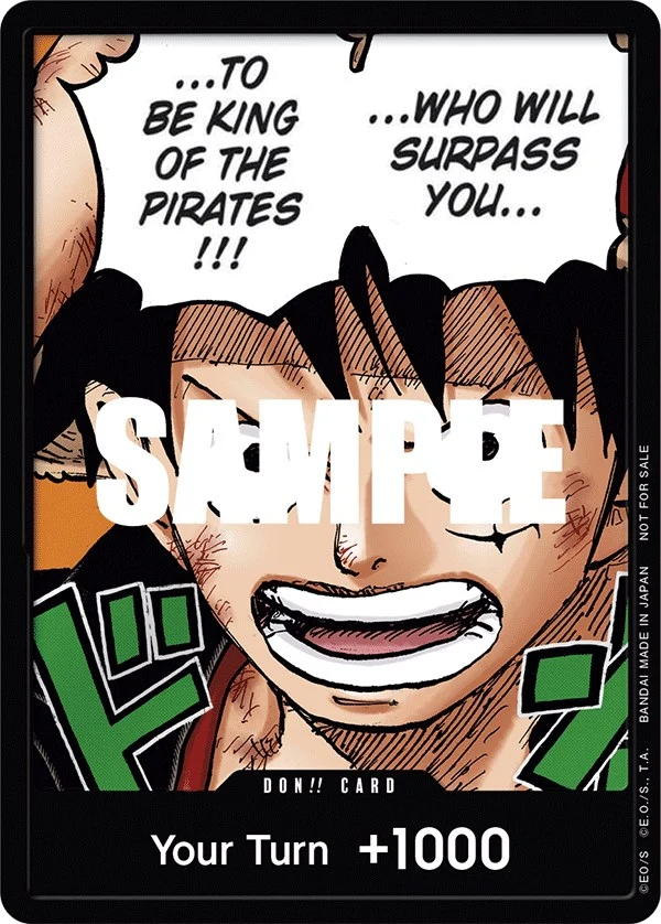 DON!! Card (Monkey.D.Luffy) (1st Anniversary DON!! Card Pack) (One Piece Promotion Cards)