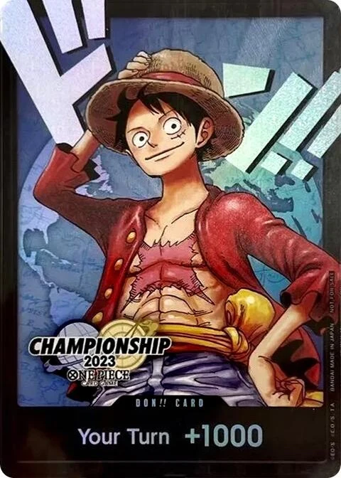 DON!! Card (Monkey.D.Luffy) (2023 World Championship Finals) (One Piece Promotion Cards)