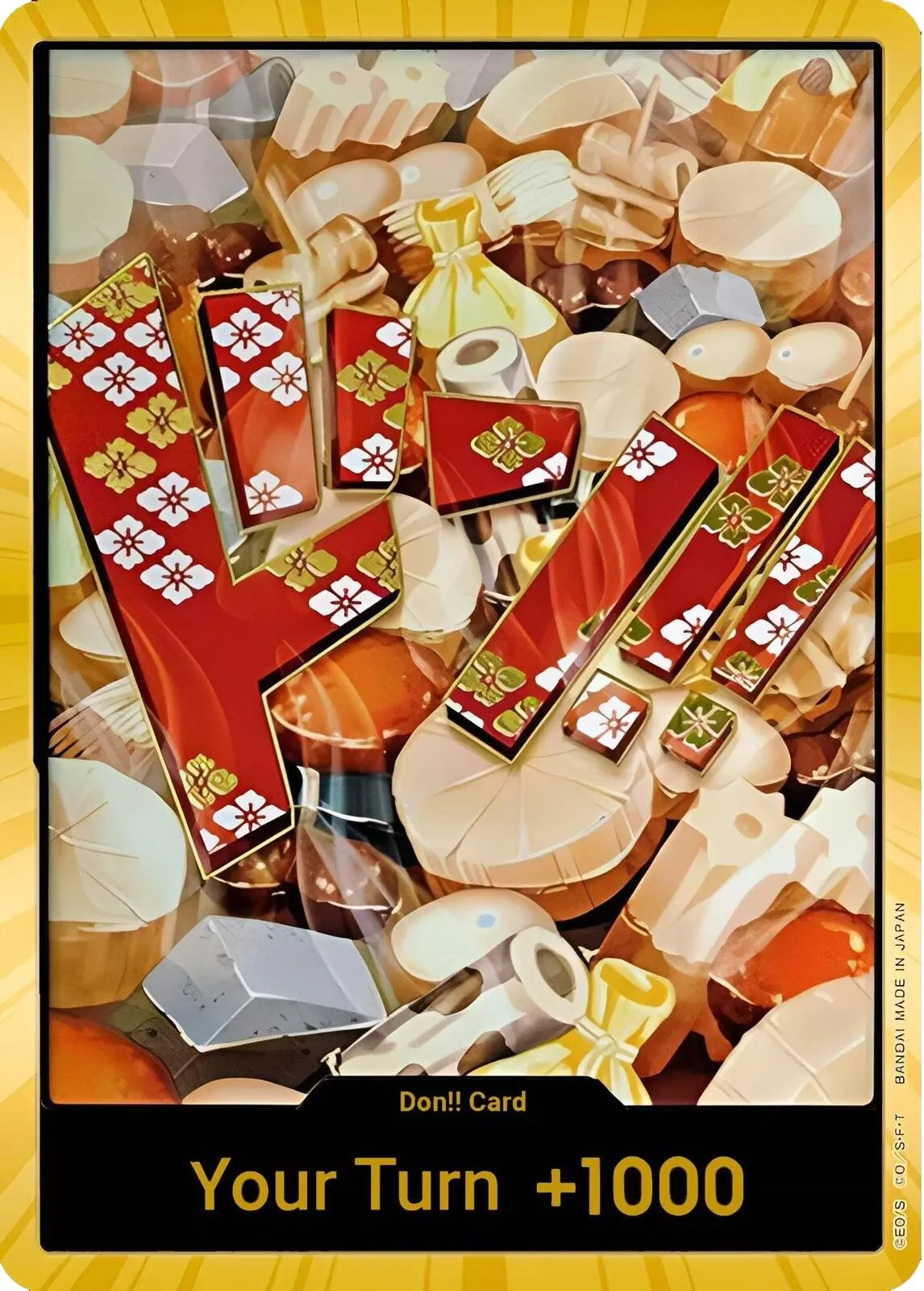 DON!! Card (Oden) (Gold) (Premium Booster -The Best-)