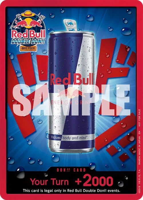 DON!! Card (Red Bull Double Don!!) (One Piece Promotion Cards)