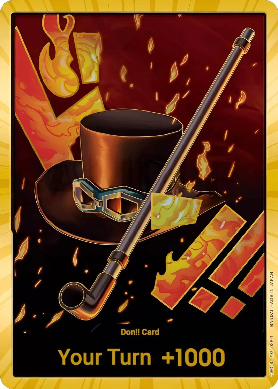 DON!! Card (Sabo) (Gold) (Premium Booster -The Best-)