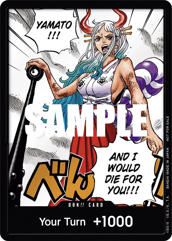 DON!! Card (Yamato) (1st Anniversary DON!! Card Pack) (One Piece Promotion Cards)