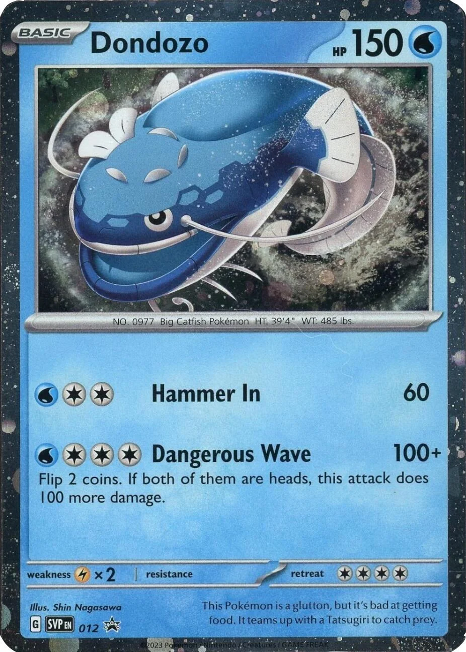 Dondozo - 012 (Cosmos Holofoil) (012) [SV: Scarlet & Violet Promo Cards]