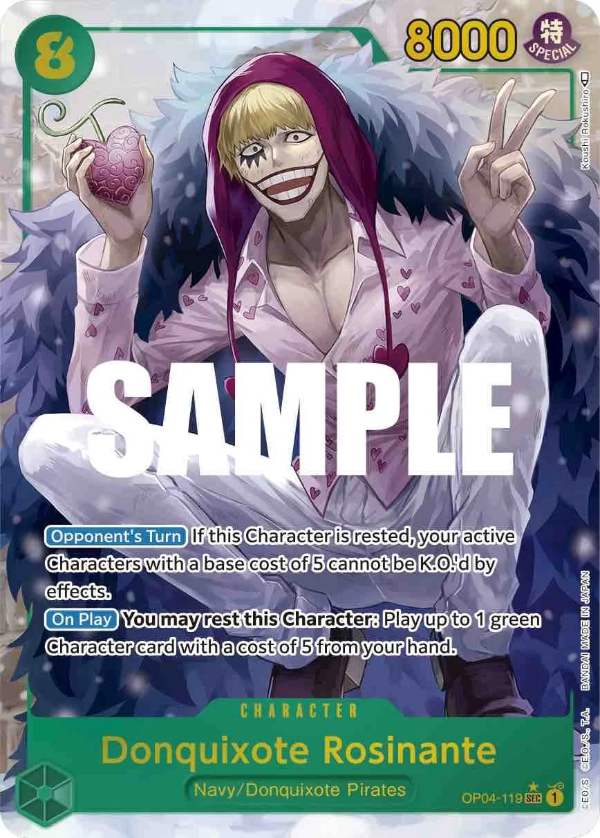 Donquixote Rosinante (Alternate Art) (OP04-119) (Kingdoms of Intrigue)