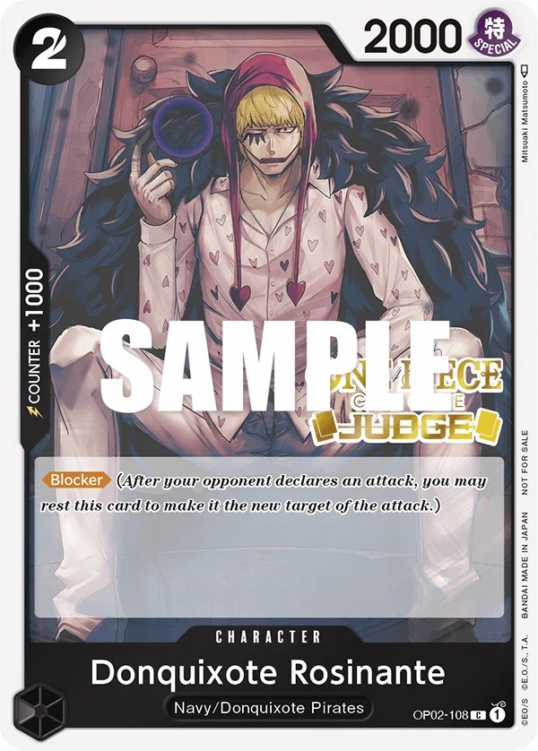 Donquixote Rosinante (Judge Pack Vol. 2) (OP02-108) (One Piece Promotion Cards)