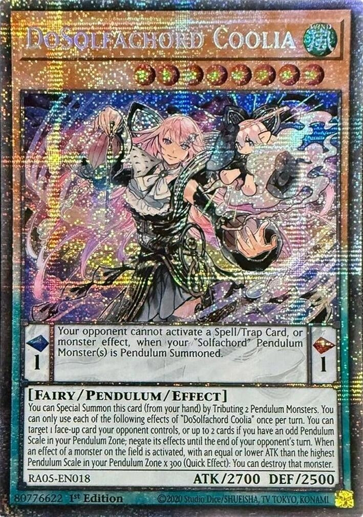 DoSolfachord Coolia (Starlight Rare) (RA05-EN018) (Rarity Collection 5)