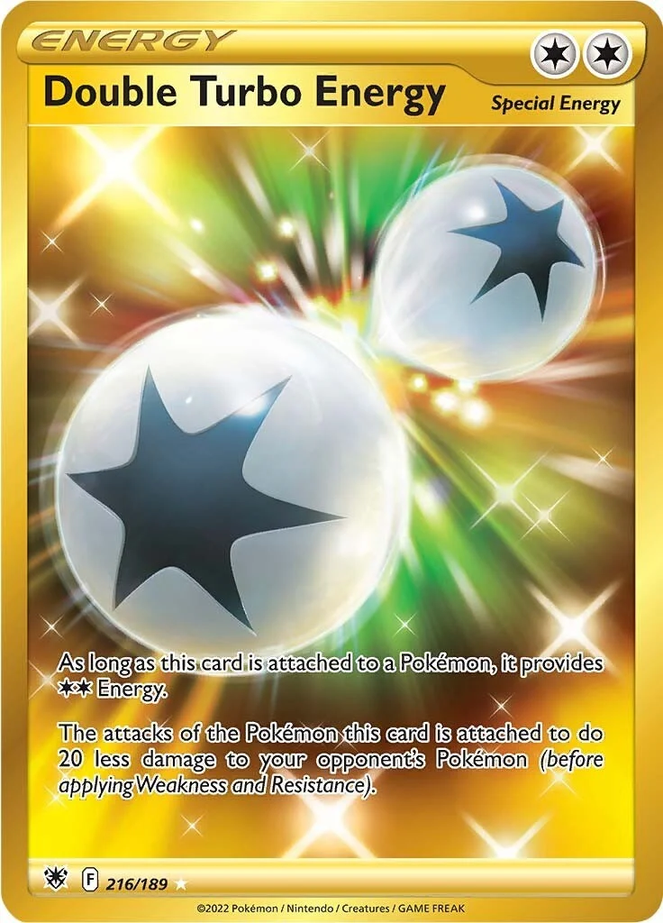 Double Turbo Energy (Secret) (216/189) (SWSH10: Astral Radiance)