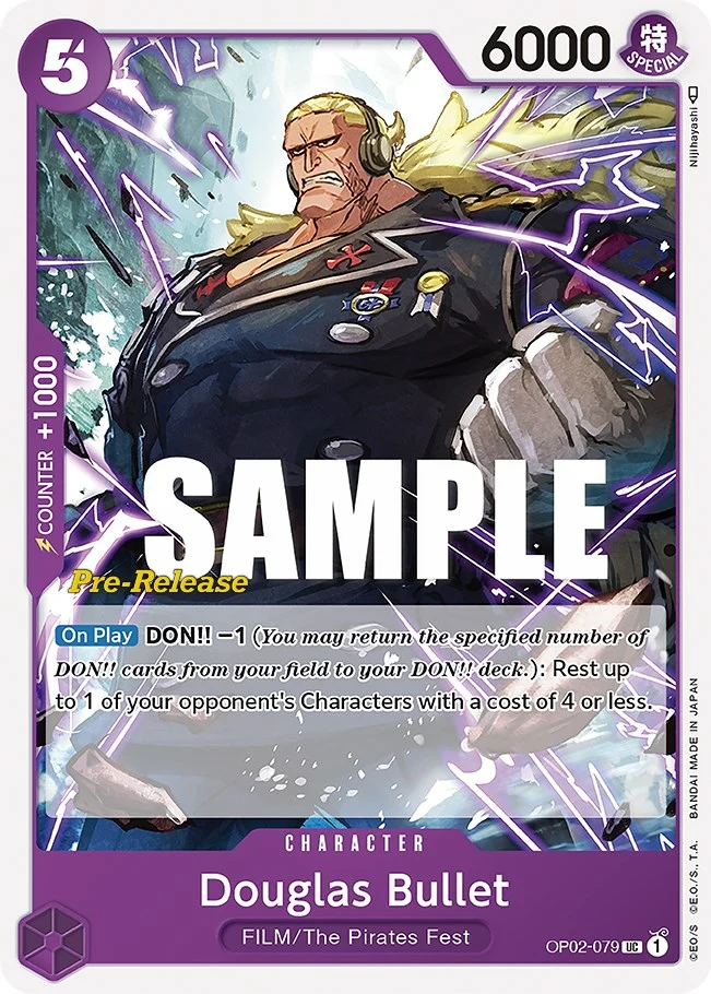 Douglas Bullet (OP02-079) (Paramount War Pre-Release Cards)