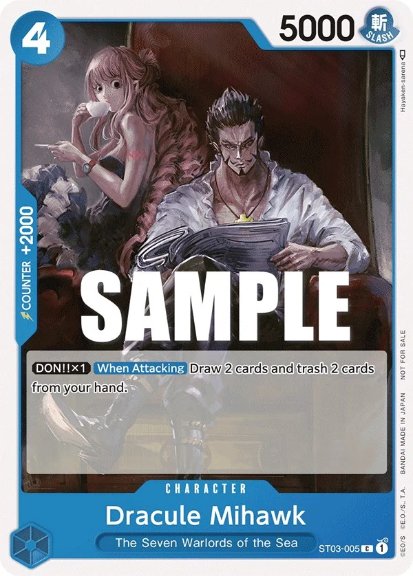 Dracule Mihawk (Tournament Pack Vol. 4) (ST03-005) (One Piece Promotion Cards)