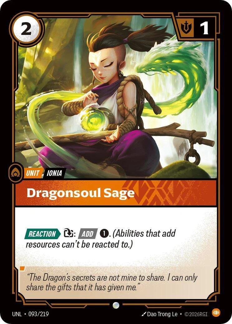 Dragonsoul Sage (093/219) (Unleashed)